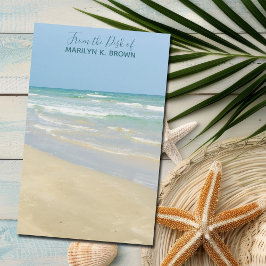 Anpassningsbarna Seashore, vackert Beach Brevpapper