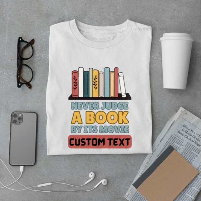 anpassningsbarna ser aldrig Bok som sin film rolig T Shirt (Skapare uppladdad)