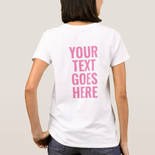 Anpassningsbarna Skriv ut på baksidan Lägg till te T Shirt