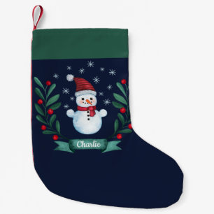 Anpassningsbarna Snögubbe i julfärgen Liten Julstrumpa