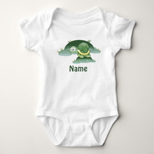 Anpassningsbarna Spädbarn från Baby Cute Turtle i  Tee (Framsida)