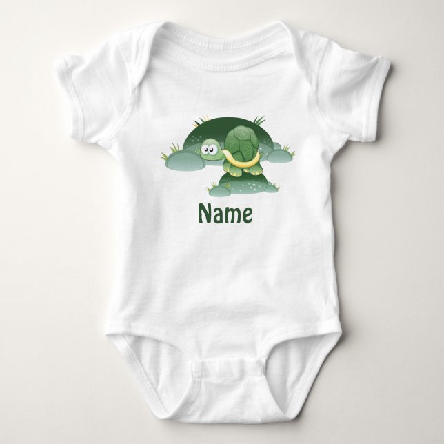 Anpassningsbarna Spädbarn från Baby Cute Turtle i  Tee Shirt (Framsida)