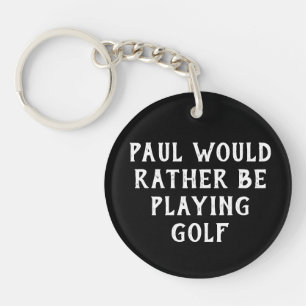 ANPASSNINGSBARNA spelar snarare upp Golf Keychain,