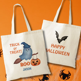 Anpassningsbarna Spooky Boo Bus eller godis Happy  Tygkasse