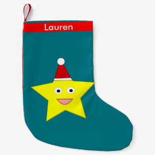 Anpassningsbarna Stocken lycklig Little jul Star Liten Julstrumpa