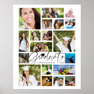 Anpassningsbarna student 19 Photo Collage Script W Poster