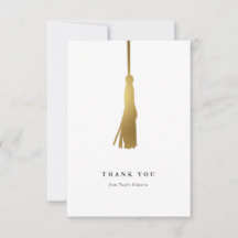 Anpassningsbarna studenten Gold Foil Tassel