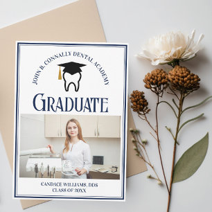 Anpassningsbarna Studenten i Navy Blue Dental Scho Meddelande