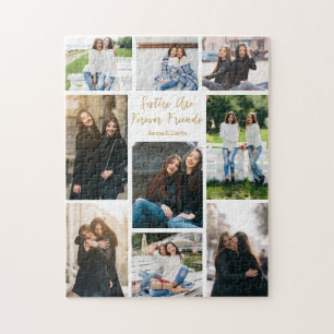 Anpassningsbarna Syster för Vänner Photo Collage Pussel