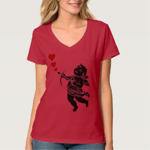 Anpassningsbarna T-Shirt Cupid Shirt för kvinnor