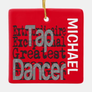 Anpassningsbarna Tap Dancer Extraordinaire Julgransprydnad Keramik