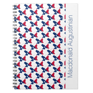 ANPASSNINGSBARNA TEXAS USA FLAGGA Lägg till den bä Anteckningsbok