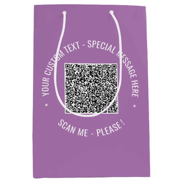 Anpassningsbarna Text Gift-flagga för QR-kodsöknin (Framsidan)