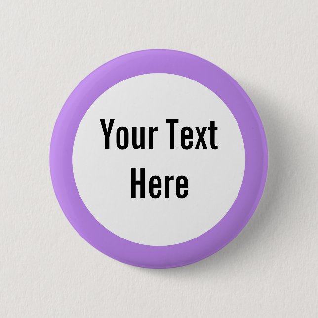 Anpassningsbarna Text här Lavender Gräns Knapp (Framsida)
