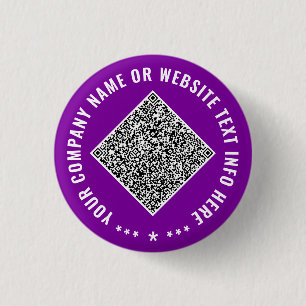 Anpassningsbarna Text och Färg-knapp för QR-koden Knapp
