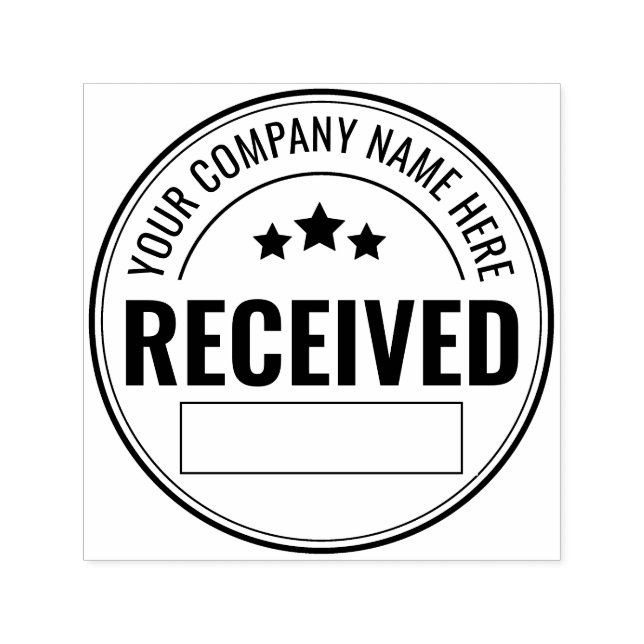 Anpassningsbarna tog emot eget tryckgummi Frimärke Självfärgande Stämpel (Design)