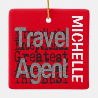 Anpassningsbarna Travel Agent Extraordinaire Julgransprydnad Keramik