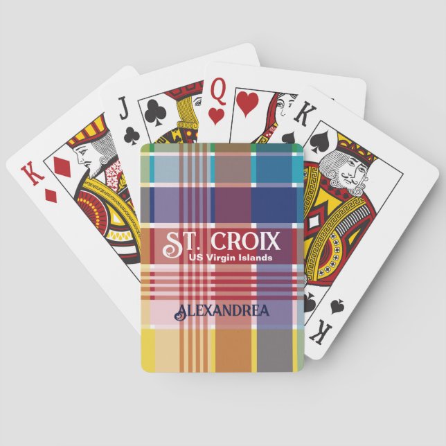 ANPASSNINGSBARNA US Virgin Islands St. Croix USVI  Casinokort (Baksidan)