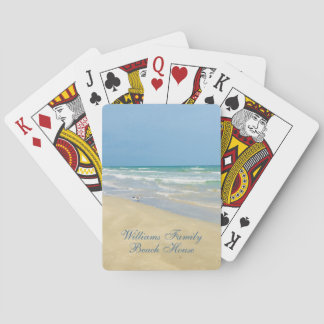 Anpassningsbarna "Vacker Beach House" - Kustfoto S Casinokort