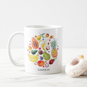 Anpassningsbarna Vattenfärgsfritärbärskluster Kaffemugg