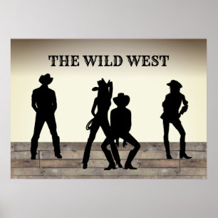 Anpassningsbarna Vilda western Poster