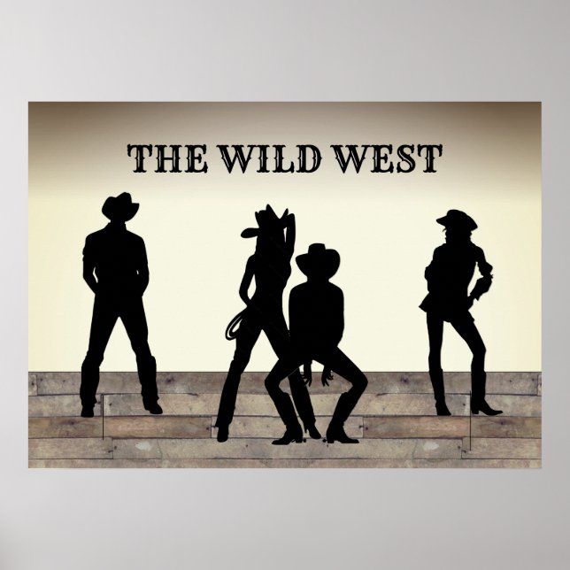 Anpassningsbarna Vilda western Poster (Framsidan)