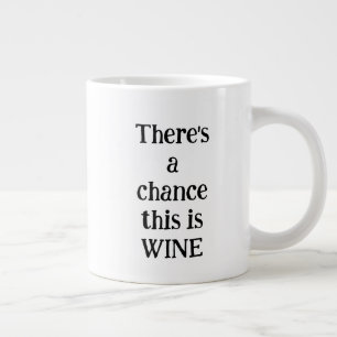 Anpassningsbarna vin jumbo mugg