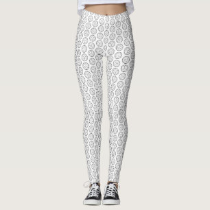 ANPASSNINGSBARNA Volleyball Mönster Skriv ut BAKG Leggings