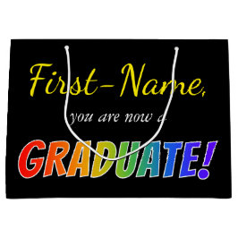 Anpassningsbarnamn + "är du nu en STUDENT!",