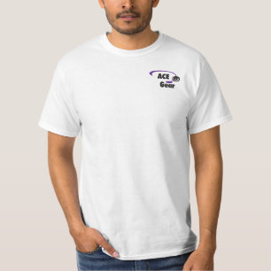 Anpassningsbarnamn - diskettgolfare - lilagult t shirt