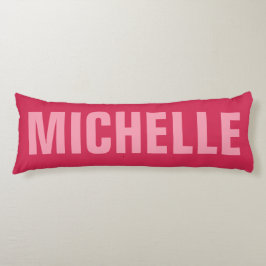 Anpassningsbarnamn & färg förkroppsligar kudder kroppskudde