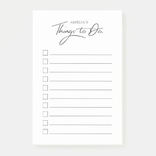 Anpassningsbarnamn Sak-Till-Göra-Listar   Post-it Block