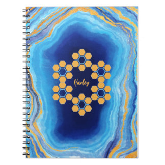 Anpassningsbarnas abstrakt - geometrisk färgstark  anteckningsbok