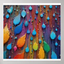 Anpassningsbarnas Abstrakt, rastervägg Poster