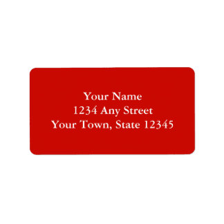 Anpassningsbarnas Adressetiketter - ljusröd