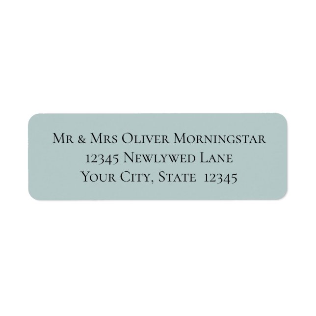 Anpassningsbarnas adresskod returadress etikett (Framsidan)