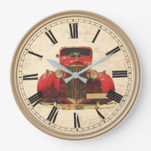 Anpassningsbarnas antika bilklocka