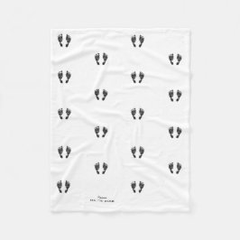 Anpassningsbarnas avtryck | Överför ditt Baby-avtr Fleecefilt