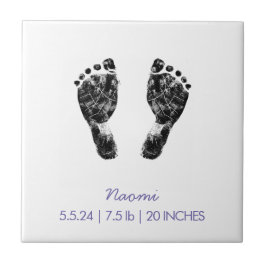 Anpassningsbarnas avtryck | Överför ditt Baby-avtr Kakelplatta