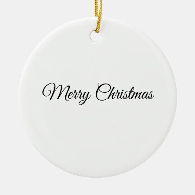 anpassningsbarnas bakåtsidiga fotopatchristmas för julgransprydnad keramik (Framsidan)