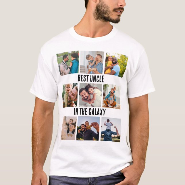 Anpassningsbarnas bästa farbror i Galaxy 9 Fotokol T Shirt (Framsida)
