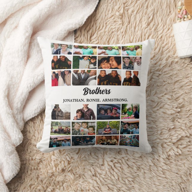 Anpassningsbarnas bästa vänner för brothers Photo  Kudde (Filt)