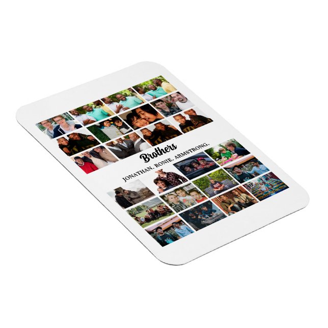 Anpassningsbarnas bästa vänner för brothers Photo  Magnet (Högersidan)