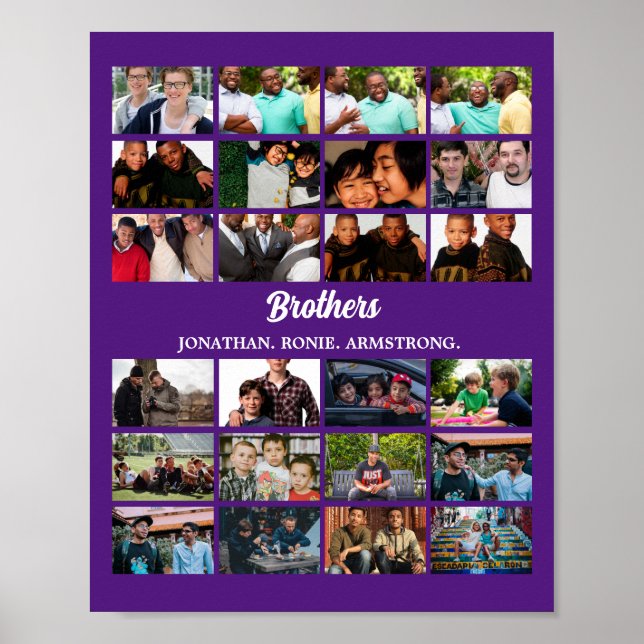 Anpassningsbarnas bästa vänner för brothers Photo  Poster (Framsidan)