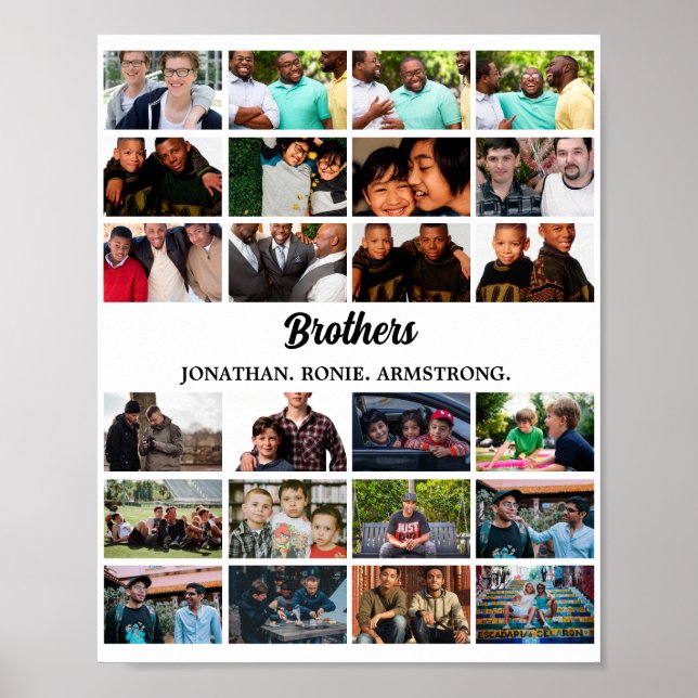 Anpassningsbarnas bästa vänner för brothers Photo  Poster (Framsidan)