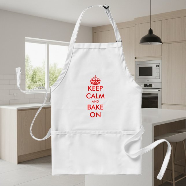 Anpassningsbarnas Behålla Lugn | Mall för Anpassad Förkläde (Keep calm baking apron)