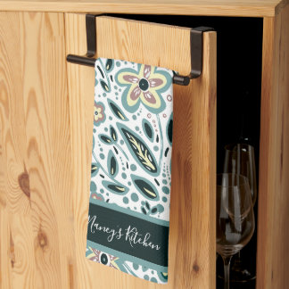 Anpassningsbarnas Blommigt Kökshandduk