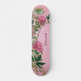 Anpassningsbarnas blommigt, rustik, tematisk perso mini skateboard bräda 18,5 cm