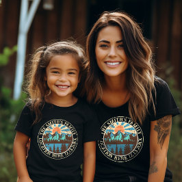 Anpassningsbarnas campingteam matchar familjeåterf t shirt