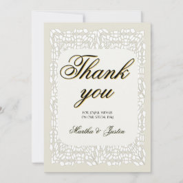 Anpassningsbarnas elegant - ett modernt tack för a kort